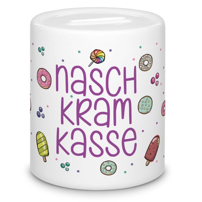 Tassendruck Spardose - Naschkramkasse Preisnachlass