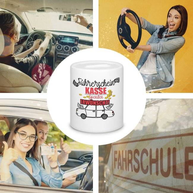 Tassendruck Spardose - Führerschein Kasse - Spenden erwünscht Black Friday