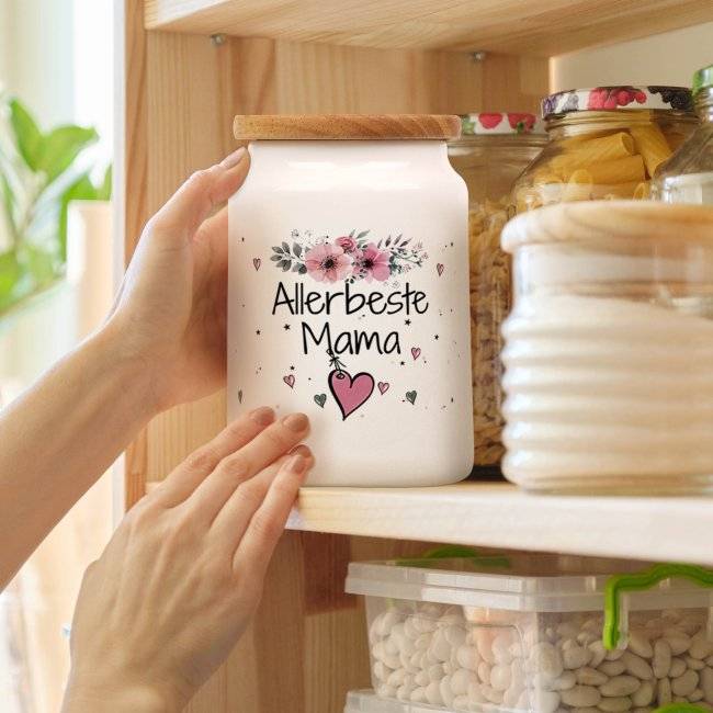 Tassendruck Aufbewahrungsdose - Allerbeste Mama Outlet