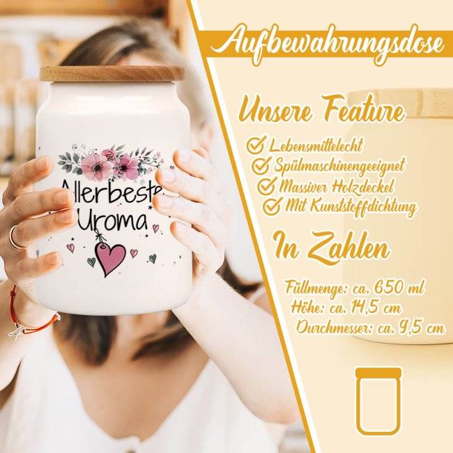 Tassendruck Aufbewahrungsdose - Allerbeste Uroma Verkauf