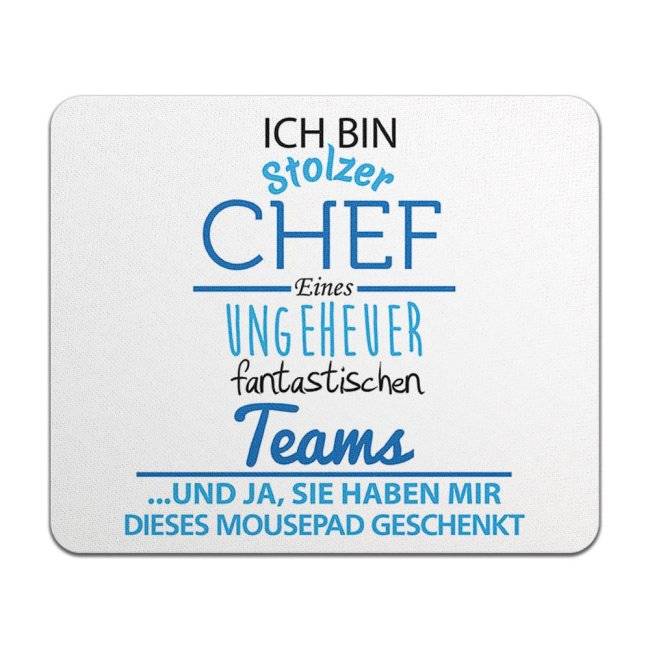 Tassendruck Mousepad - Stolzer Chef Schlussverkauf