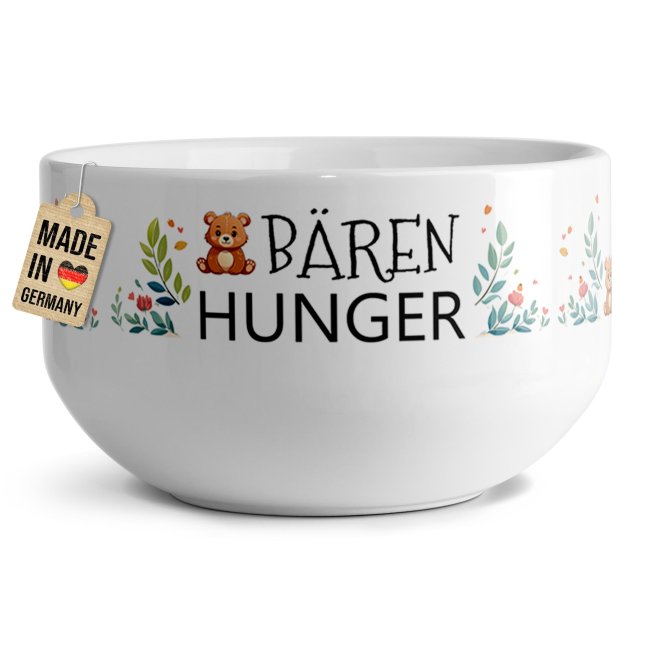 Tassendruck Müslischüssel - Bärenhunger - 500 ml