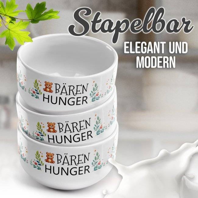 Tassendruck Müslischüssel - Bärenhunger - 500 ml Top Angebot