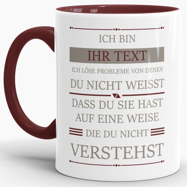 Tassendruck Berufe- - Ich löse Probleme, die du nicht verstehst - verschiedene Berufe Speichern exportieren