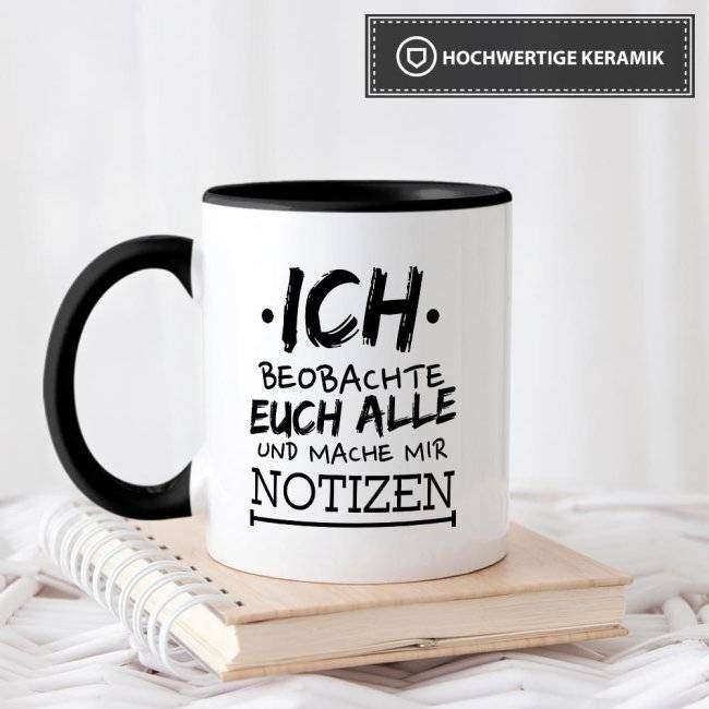 Tassendruck - Ich beobachte euch alle 50% Rabatt für begrenzte Zeit