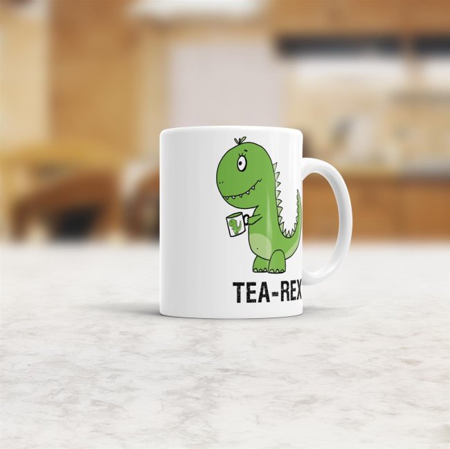 Tassendruck T-Rex -verschiedene Sprüche und Motive Fabrik Onlineshop