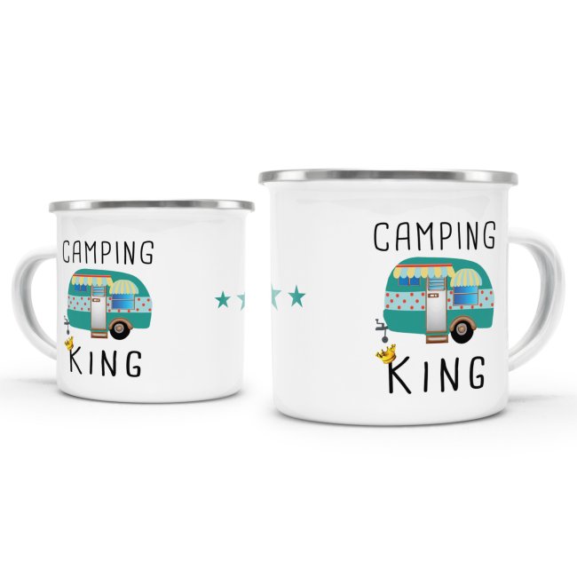 Tassendruck Emaille Tassen zum Campen mit Sprüchen Tägliche Deals