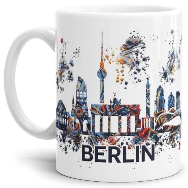 Tassendruck Berlin Skyline