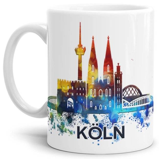 Tassendruck Köln Skyline