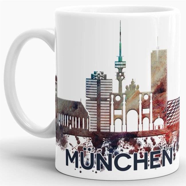 Tassendruck München Skyline