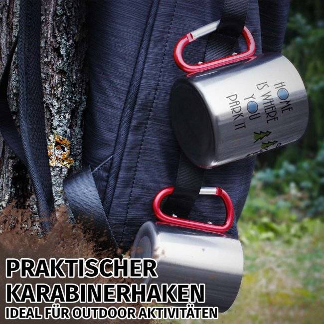 Tassendruck Karabiner - Home is where you park it Letzte 3 Tage