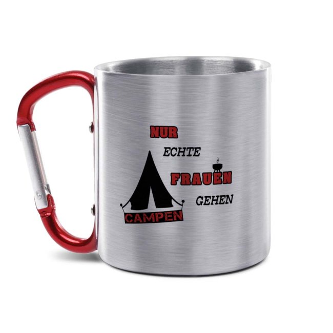 Tassendruck Karabiner - Nur echte Camper