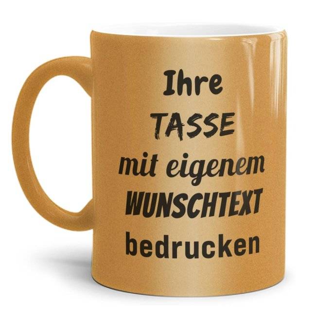 Tassendruck Fototasse gold-metallic Angebote