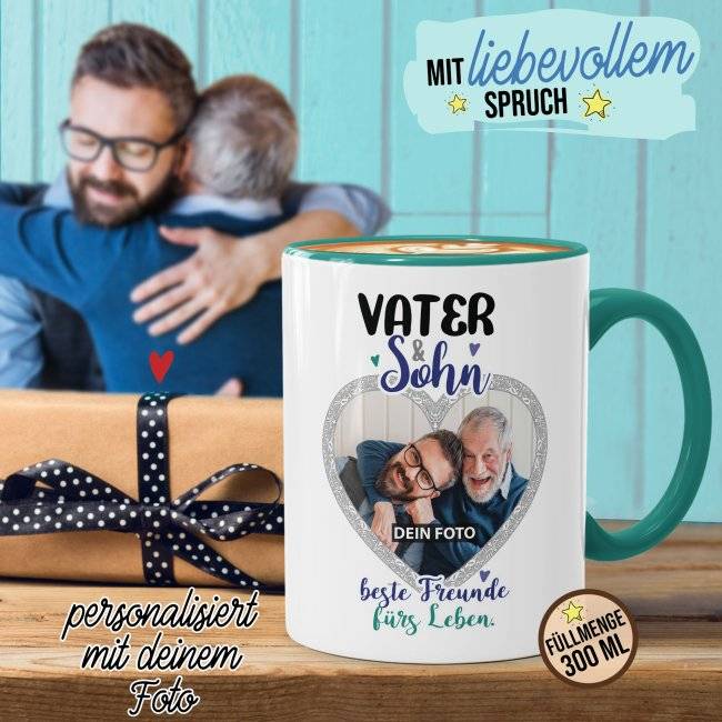 Tassendruck - Vater und Sohn - mit Foto gestalten Jubiläumsangebot