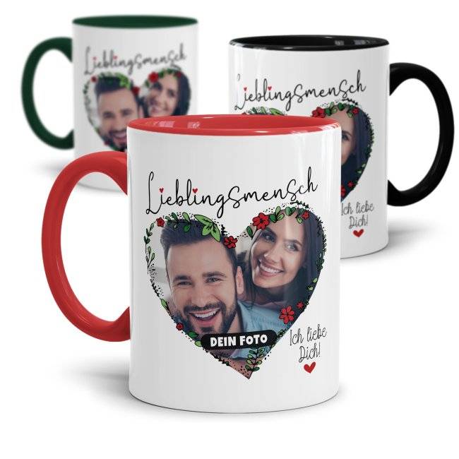 Tassendruck - Lieblingsmensch mit Foto - Ich Liebe Dich Zeitlich begrenztes Angebot
