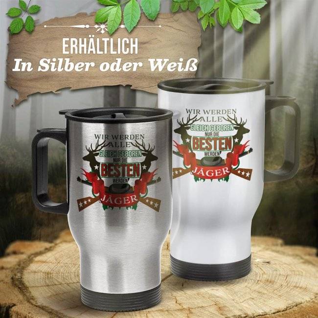 Tassendruck Edelstahl-Thermobecher - Nur die besten werden Jäger Hotsell