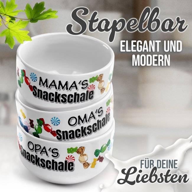 Tassendruck Müslischüssel - Mamas Snackschale süß - 500 ml Sonderangebot der Fabrik