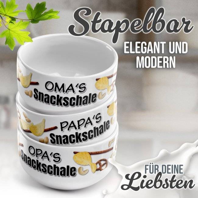 Tassendruck Müslischüssel - Omas Snackschale salzig - 500 ml Discount Store für neue Produkte