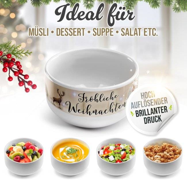 Tassendruck Müslischlüssel - Weihnachten Sepia - mit Foto - 500 ml Begrenzt auf 3 Tage