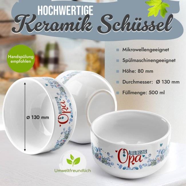 Tassendruck Müslischüssel - Allerliebster Opa - 500 ml Angebote