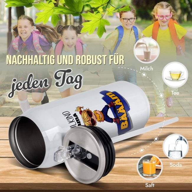 Tassendruck Cola-Dose - Schulkind Bäääm Girl - mit Name - Weiß 420 ml Online Shopping
